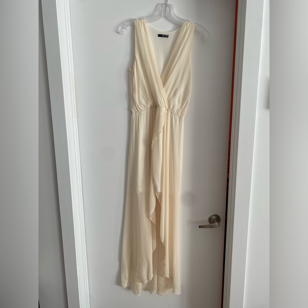 TFNC Cream Maxi Dress